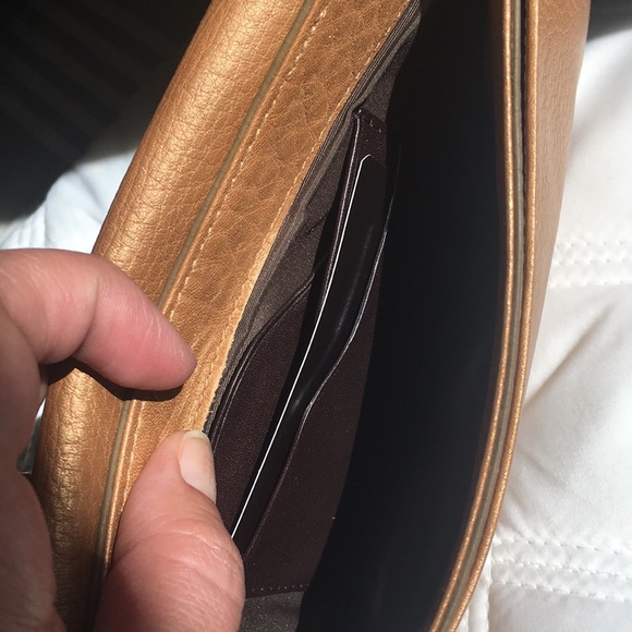 Cole Haan bronze wristlet. - Picture 6 of 7